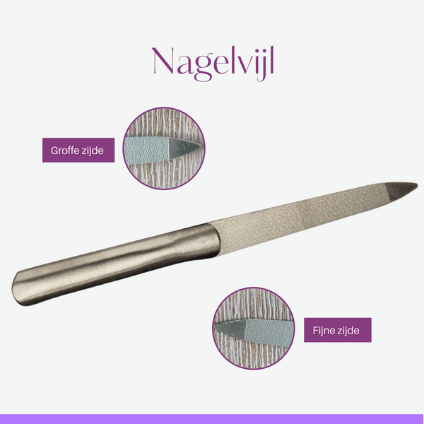 Luxe 7-delige pedicureset met nageltang & nagelknippers | pedicure set | nageltang voor harde teennagels  - met luxe opbergtas - 7 stuks