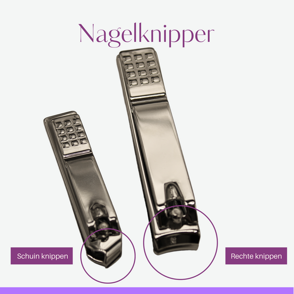 Luxe 7-delige pedicureset met nageltang & nagelknippers | pedicure set | nageltang voor harde teennagels  - met luxe opbergtas - 7 stuks